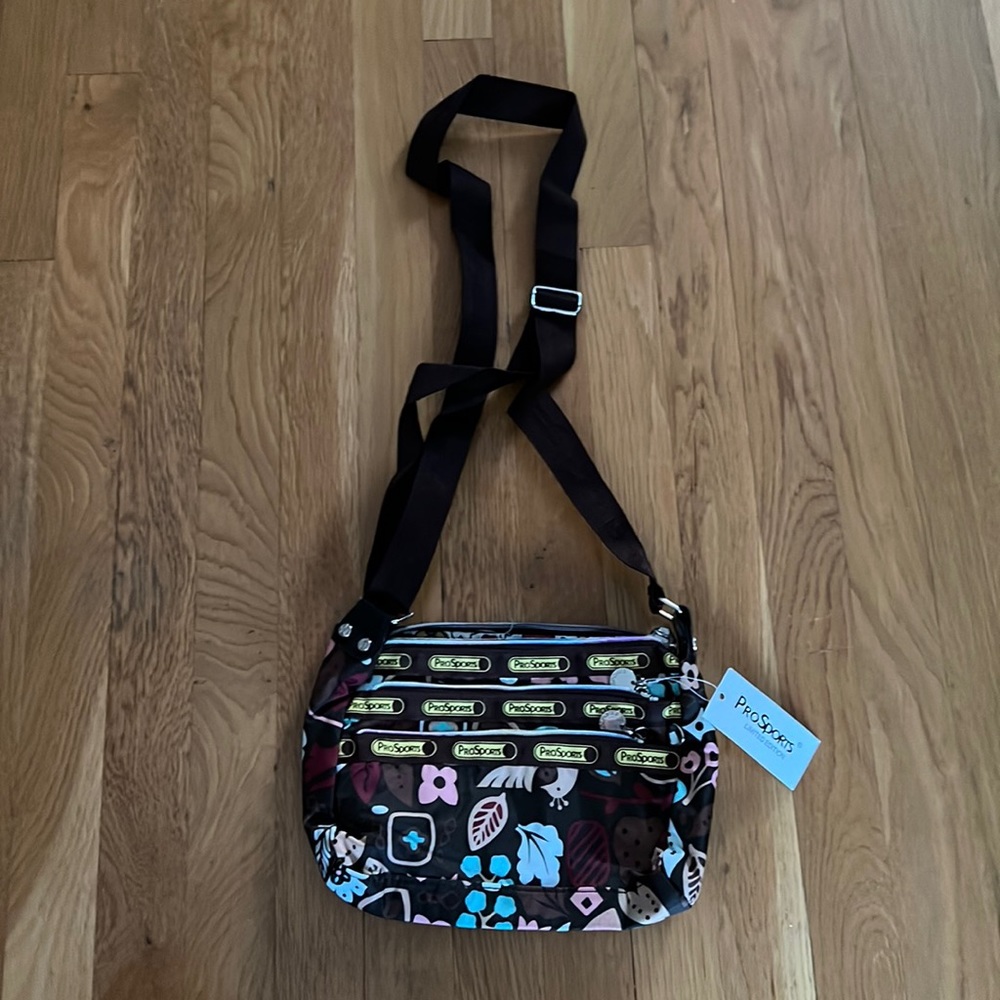 ProSports Brown Floral cross body bag